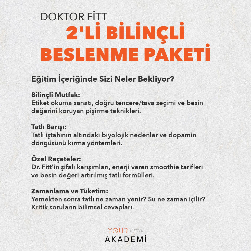 2'li Bilinçli Beslenme Paketi - Doktor Fitt