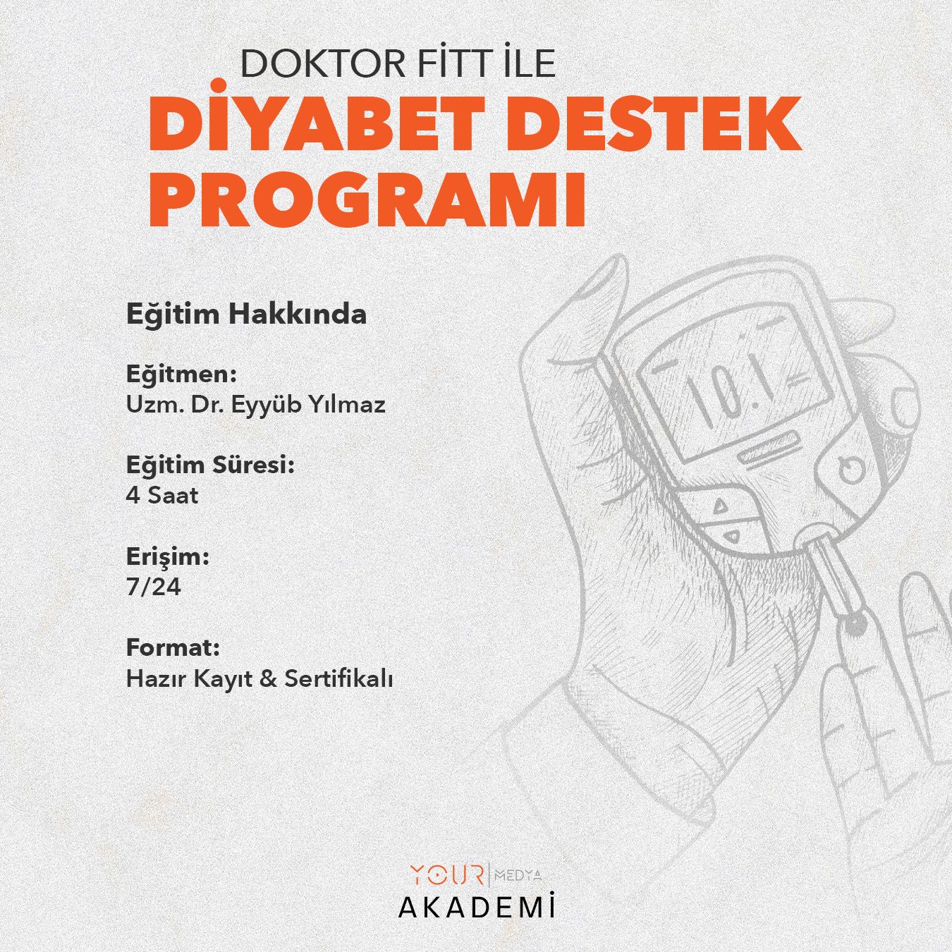 DİYABET DESTEK PROGRAMI - (DOKTOR FİTT) - HAZIR KAYIT