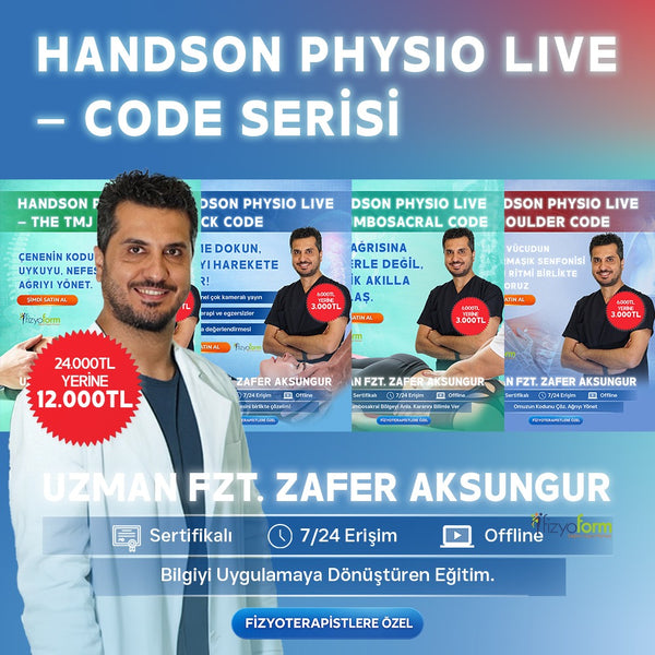 HandsOn Physio LIVE – 4’lü CODE Paket (Tüm Seri)
