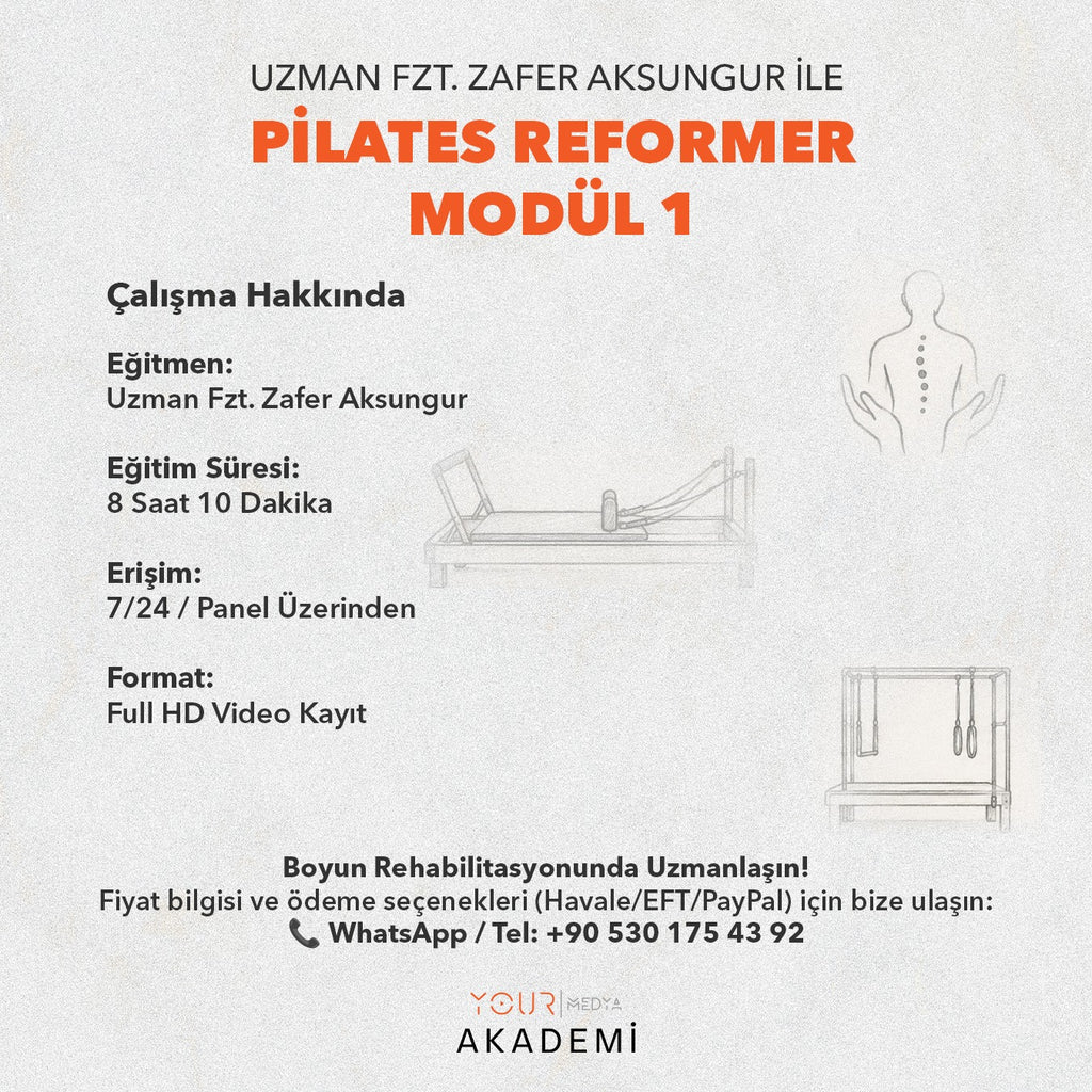 Zafer AKSUNGUR Pilates Reformer Modül 1