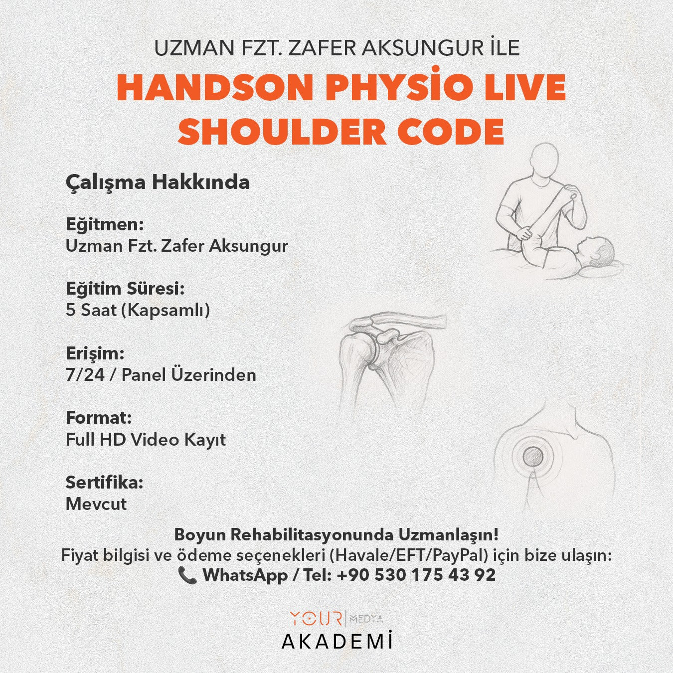 HandsOn Physio LIVE – Shoulder Code-Zafer AKSUNGUR