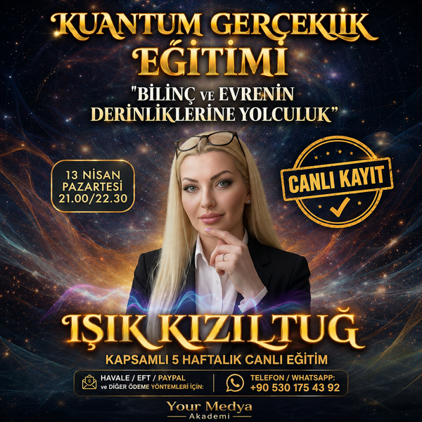 KUANTUM GERÇEKLİK EĞİTİMİ - IŞIK KIZILTUĞ - CANLI