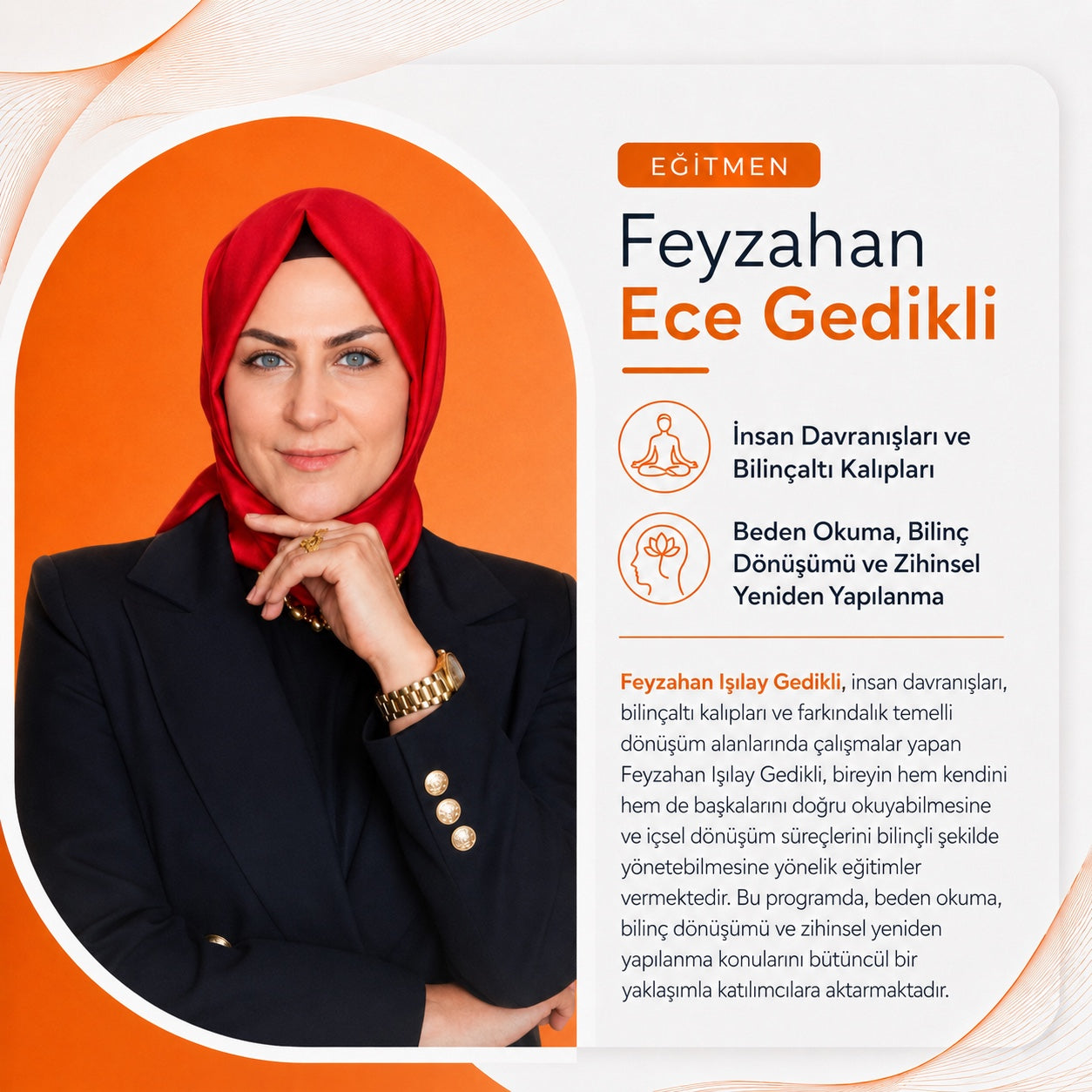 Feyzahan Ece Gedikli — beden okuma ve bilinç dönüşümü eğitmeni