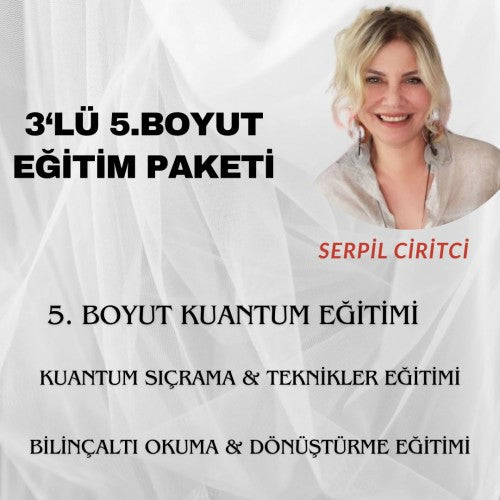 Tam Dönüşüm Paketi – 5. Boyut, Sıçrama, Bilinçaltı Eğitimleri (3 Sertifika) %90 İNDİRİMLİ