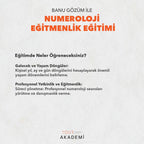 Numeroloji Eğitmenlik Eğitimi - Hazır Kayıt - Banu Gözüm