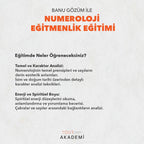 Numeroloji Eğitmenlik Eğitimi - Hazır Kayıt - Banu Gözüm