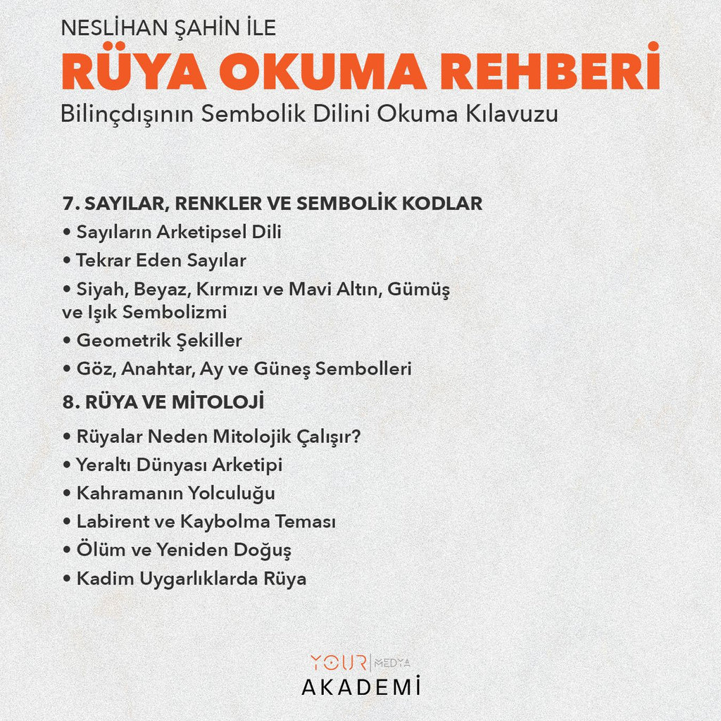 RÜYA OKUMA REHBERİ: BİLİNÇDIŞININ SEMBOLİK DİLİNİ OKUMA KILAVUZU - NESLİHAN ŞAHİN (PDF)