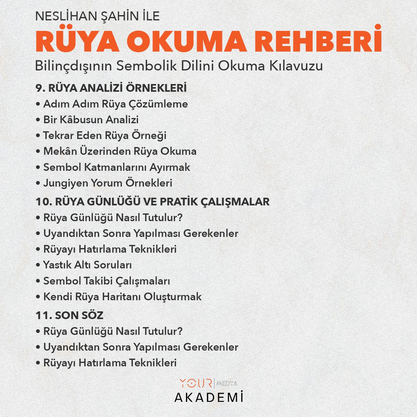 RÜYA OKUMA REHBERİ: BİLİNÇDIŞININ SEMBOLİK DİLİNİ OKUMA KILAVUZU - NESLİHAN ŞAHİN (PDF)