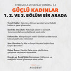 PARLAMA ZAMANI GELİŞİM ATÖLYESİ KAPSAMLI EĞİTİM PAKETİ (1., 2. VE 3. BÖLÜM) - AYSU MOLA & SEVİLAY DEMİRSU