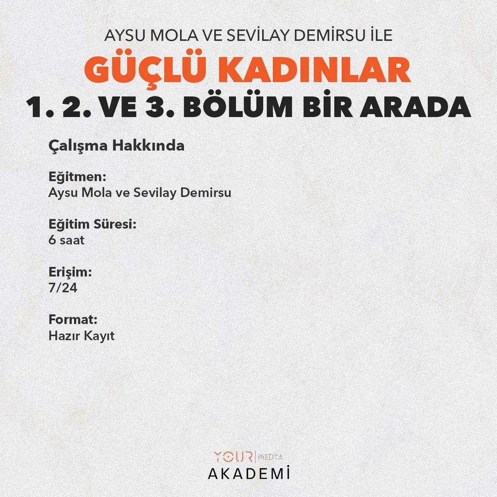 PARLAMA ZAMANI GELİŞİM ATÖLYESİ KAPSAMLI EĞİTİM PAKETİ (1., 2. VE 3. BÖLÜM) - AYSU MOLA & SEVİLAY DEMİRSU
