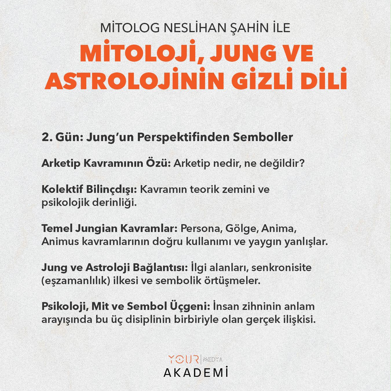MİTOLOJİ, JUNG VE ASTROLOJİNİN GİZLİ DİLİ - NESLİHAN ŞAHİN