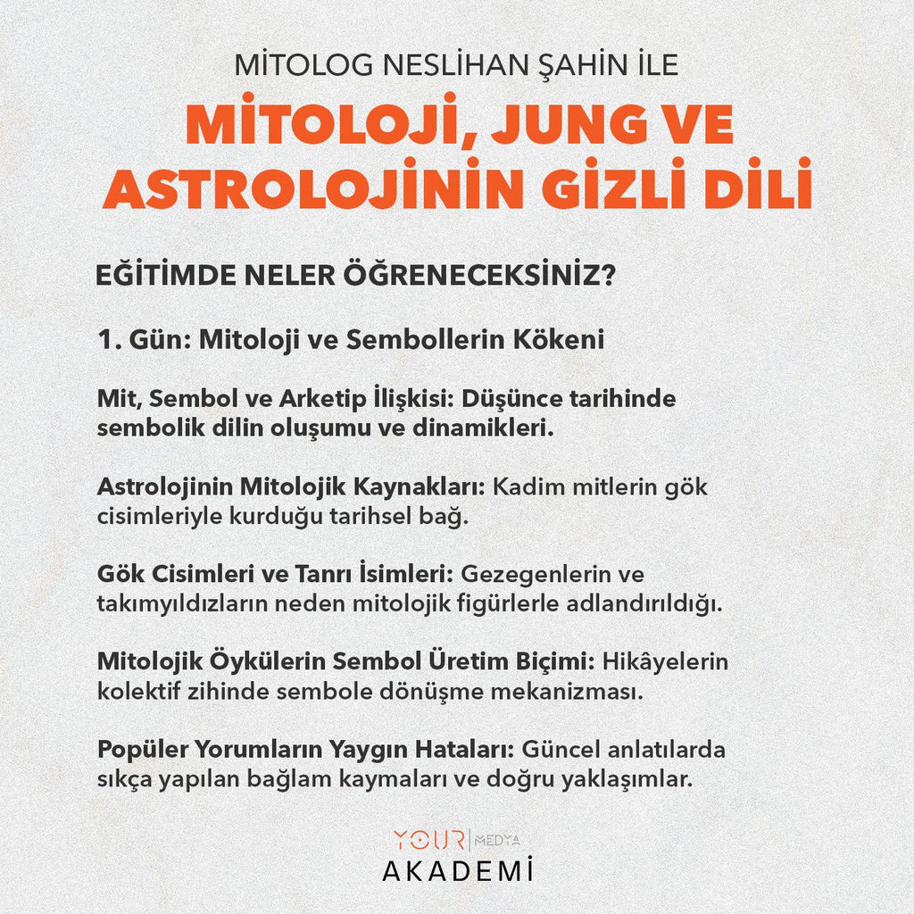 MİTOLOJİ, JUNG VE ASTROLOJİNİN GİZLİ DİLİ - NESLİHAN ŞAHİN