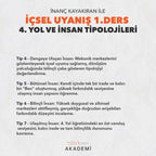 İÇSEL UYANIŞ 1. DERS: 4. YOL VE İNSAN TİPOLOJİLERİ - İNANÇ KAYAKIRAN