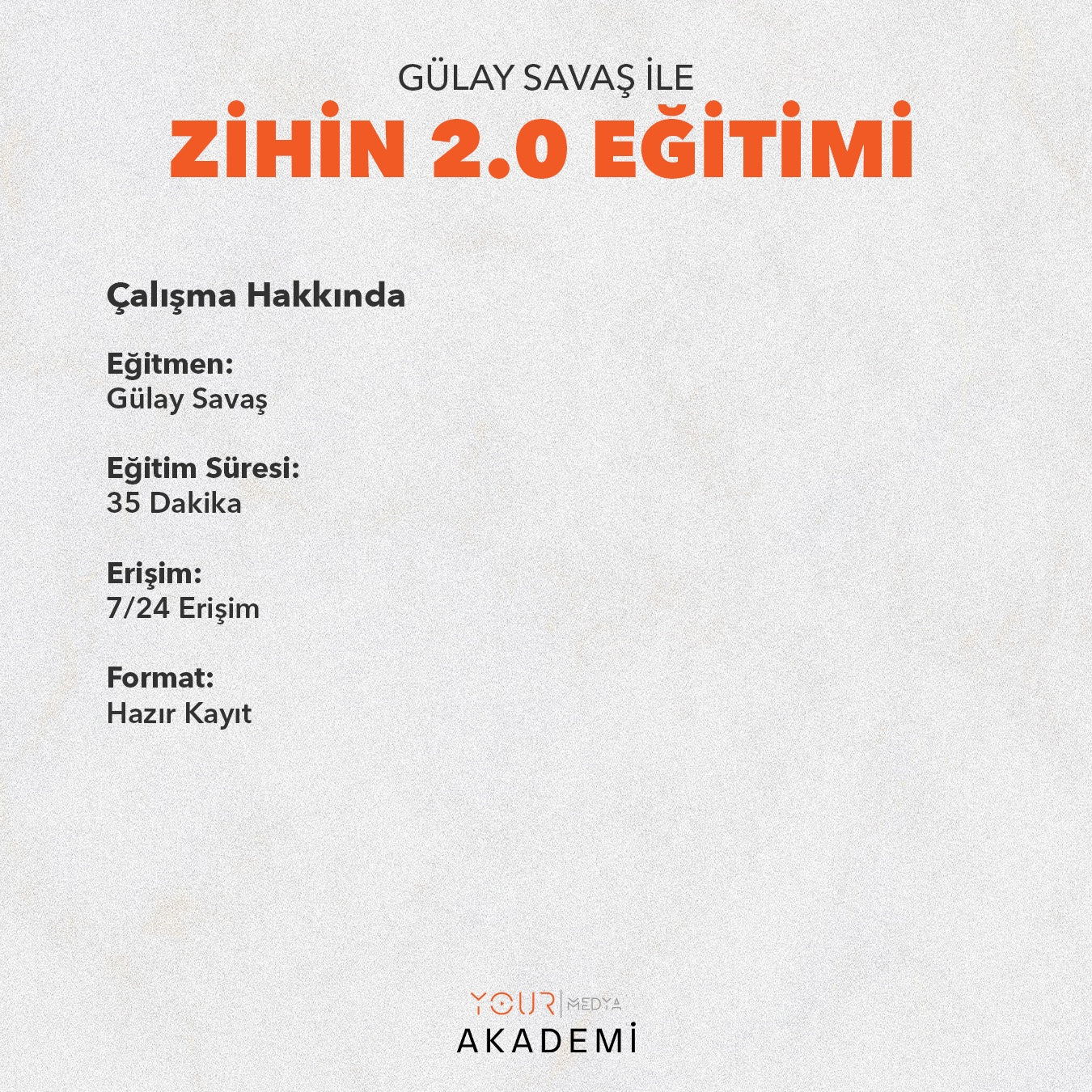 ZİHİN 2.0 EĞİTİMİ - GÜLAY SAVAŞ