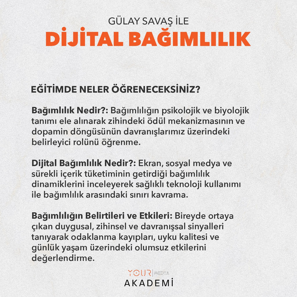 DİJİTAL BAĞIMLILIK - GÜLAY SAVAŞ