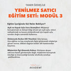 YENİLMEZ SATICI EĞİTİM SETİ: MODÜL 3 - TANER ÖZDEŞ
