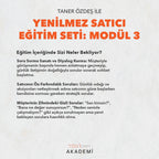 YENİLMEZ SATICI EĞİTİM SETİ: MODÜL 3 - TANER ÖZDEŞ