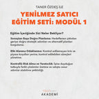 YENİLMEZ SATICI EĞİTİM SETİ: MODÜL 1 - TANER ÖZDEŞ
