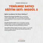 YENİLMEZ SATICI EĞİTİM SETİ: MODÜL 5 - TANER ÖZDEŞ