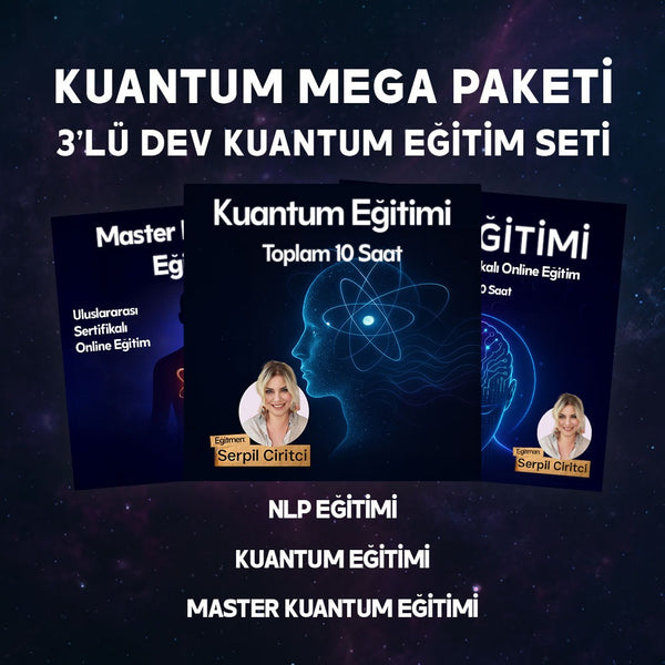 Kuantum Eğitimi + Master Kuantum Eğitimi + NLP Eğitimi (Hazır Kayıt – 3 Sertifika) %50 İNDİRİM