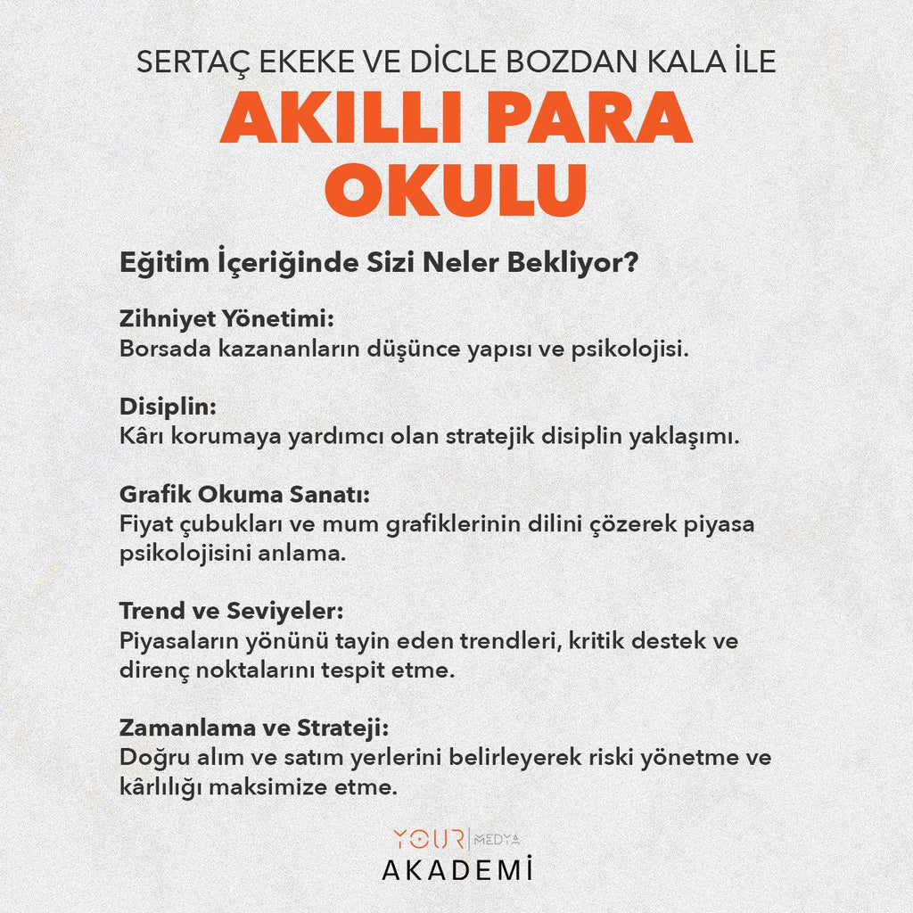 AKILLI PARA OKULU - 8'Lİ DEV MODÜL EĞİTİMİ (3. - 10. DERSLER)