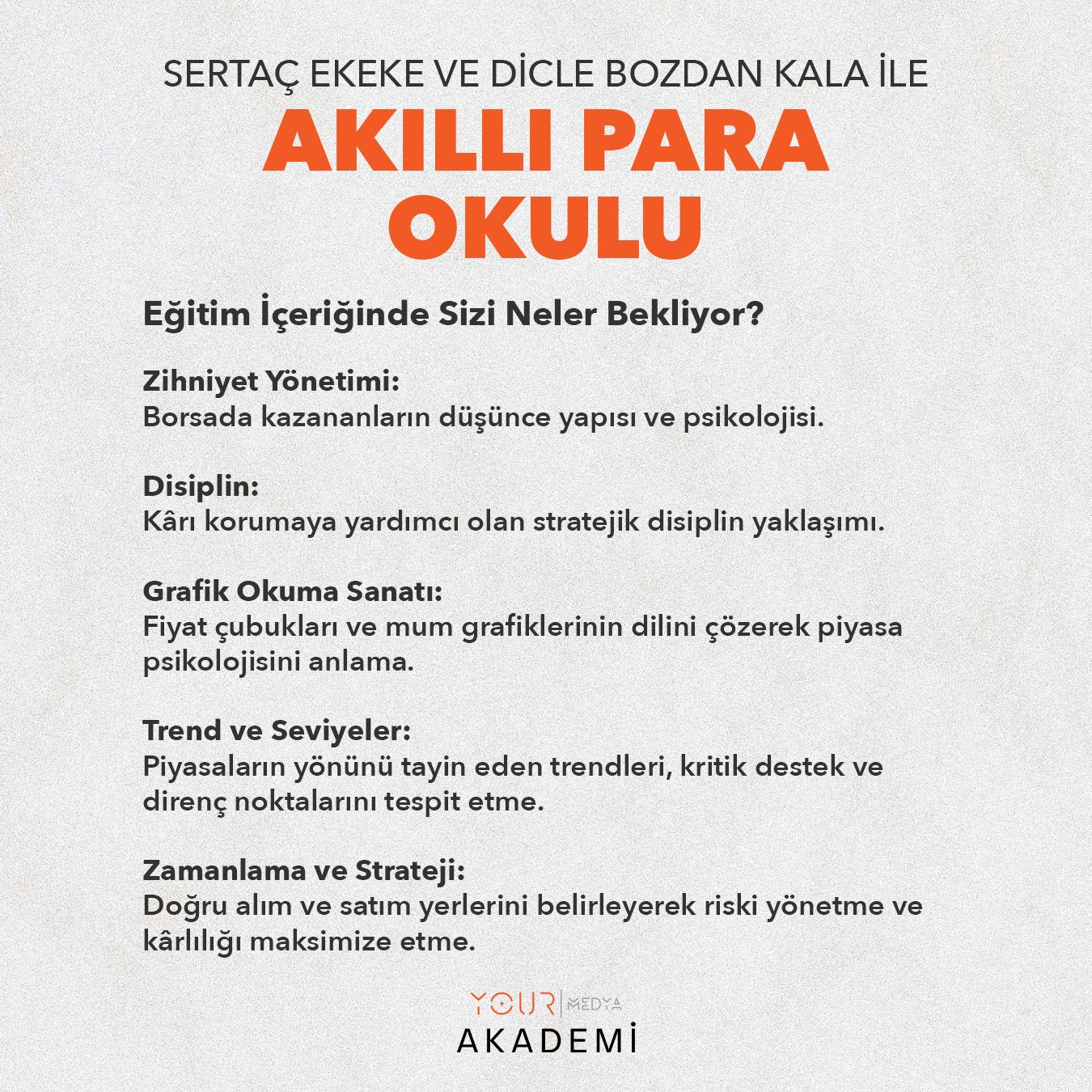 AKILLI PARA OKULU - 8'Lİ DEV MODÜL EĞİTİMİ (3. - 10. DERSLER)