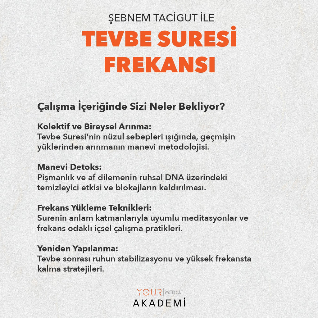 TEVBE SURESİ FREKANSI - ŞEBNEM TACİGUT - HAZIR KAYIT
