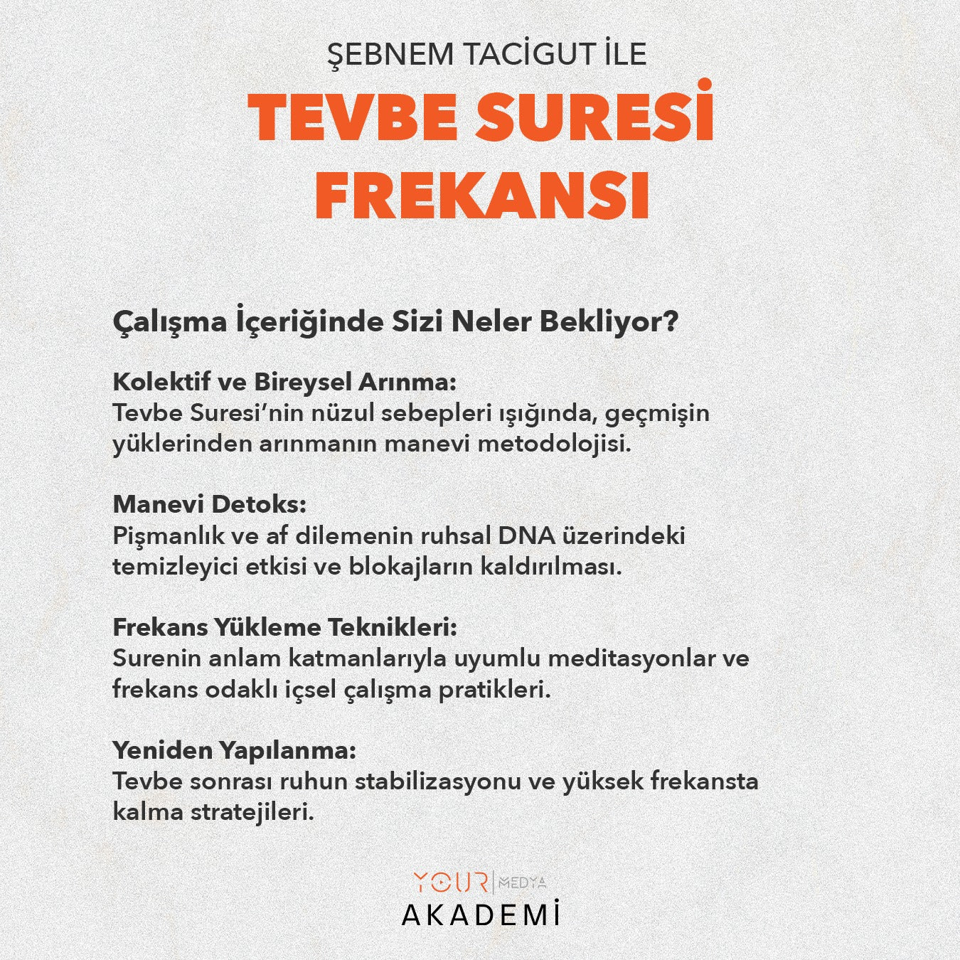 TEVBE SURESİ FREKANSI - ŞEBNEM TACİGUT - HAZIR KAYIT