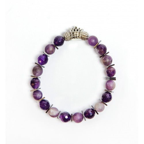 Ametist Doğal Taş Bileklik | Şifa, Huzur ve Pozitif Enerji Taşı