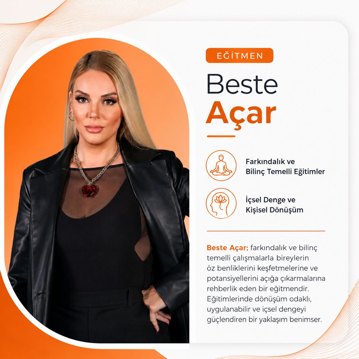 Beste Açar — farkındalık ve bilinç eğitmeni