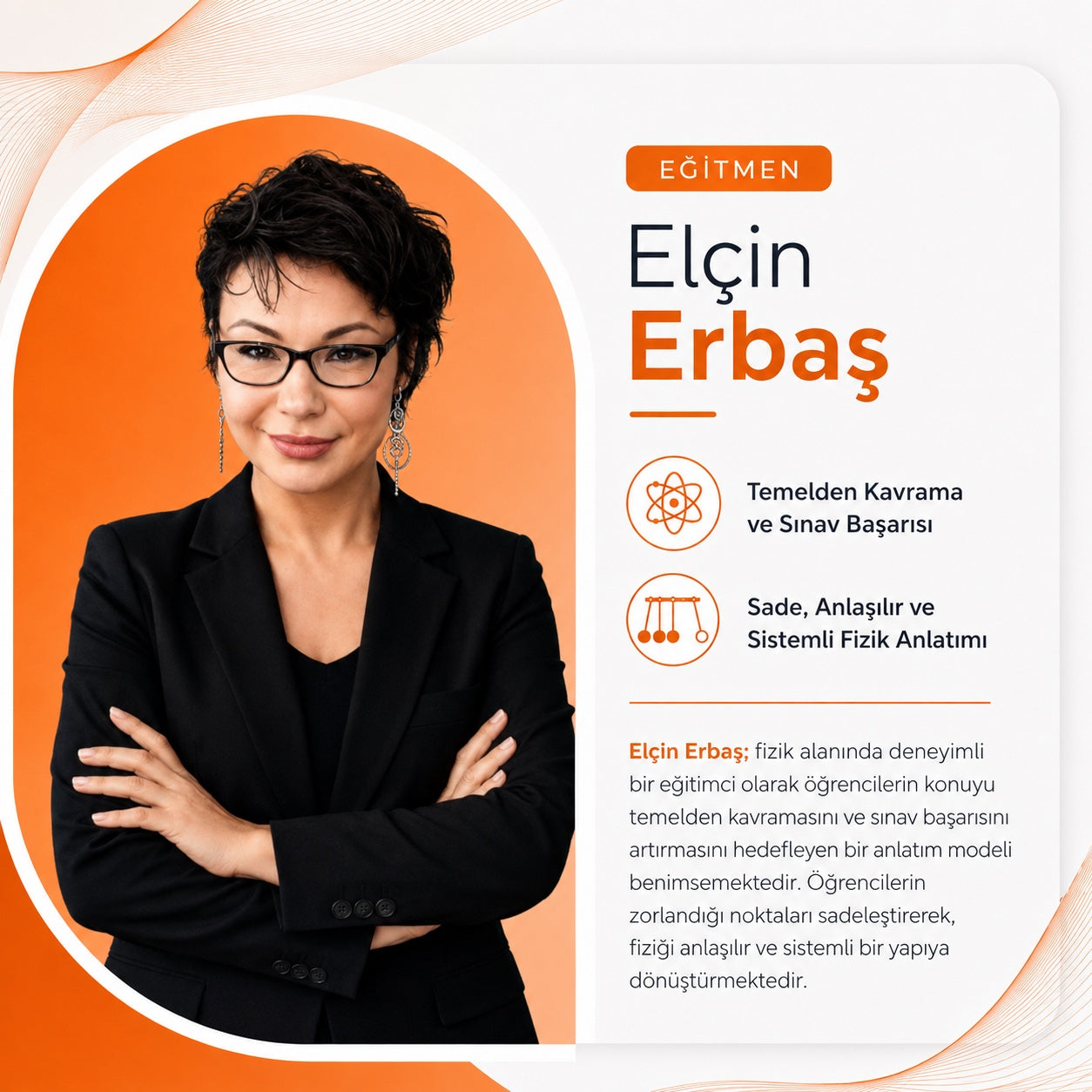 Elçin Erbaş — fizik eğitmeni