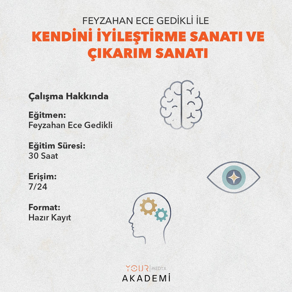 KENDİNİ İYİLEŞTİRME VE ÇIKARIM SANATI (KISS) - FEYZAHAN ECE GEDİKLİ