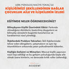 KİŞİLİĞİMİZİ ŞEKİLLENDİREN BAĞLAR: ÇOCUKLUK, AİLE VE İLİŞKİLERİN İZLERİ - UZM. PSK. NACİYE TOKAÇ