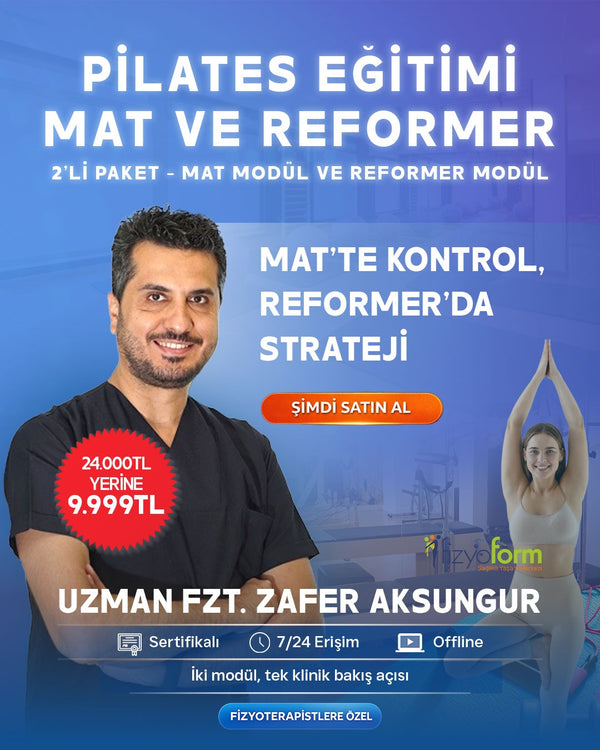 2'Li Paket Klinik Pilates Uzmanlık Paketi (MAT + REFORMER)