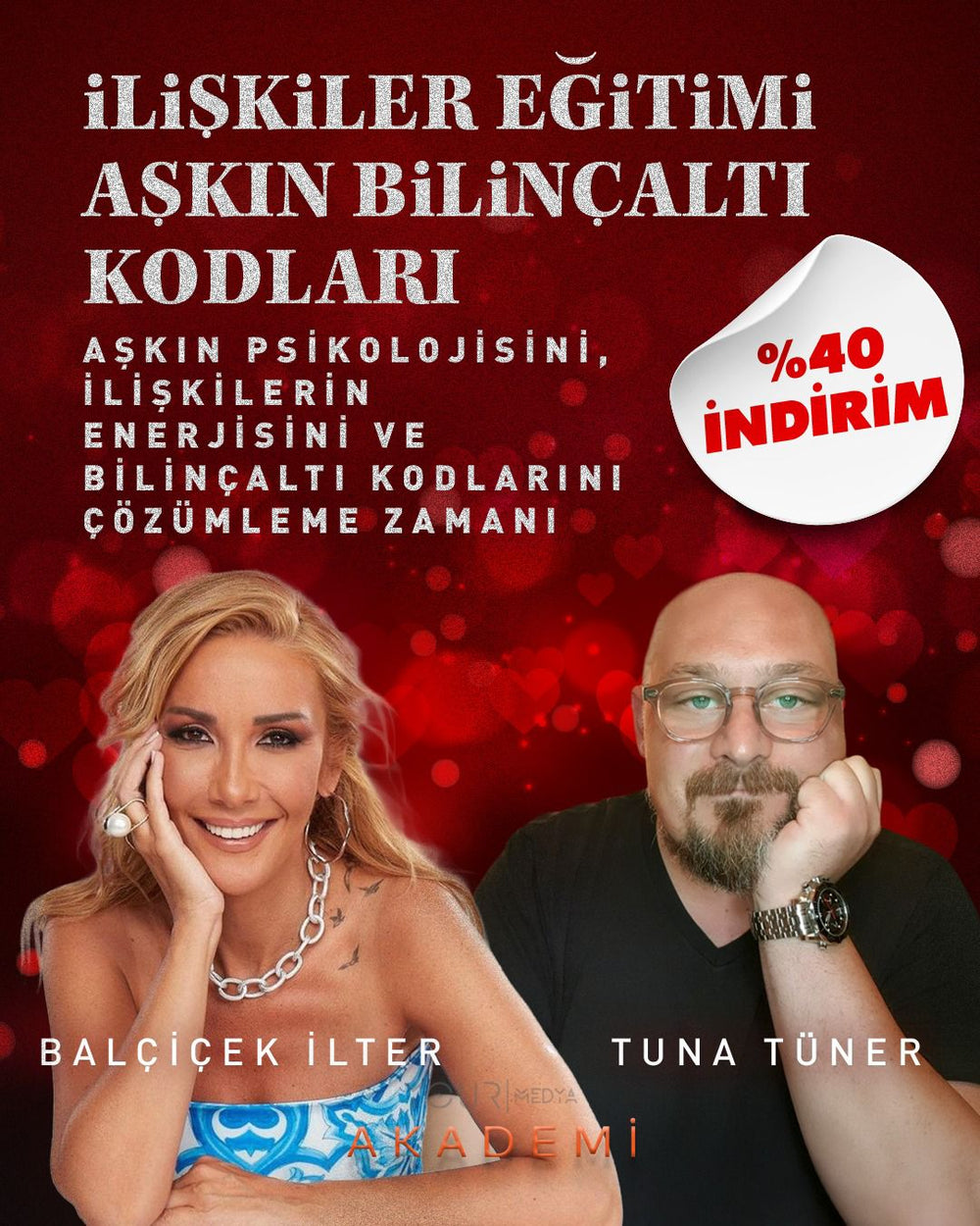 Balçiçek İlter & Tuna Tüner İle İlişkiler Eğitimi: AŞKIN BİLİNÇALTI KODLARI