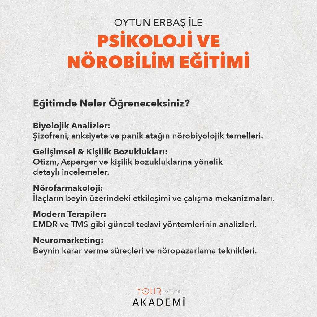 Oytun ERBAŞ ile Psikoloji ve Nörobilim Eğitimi